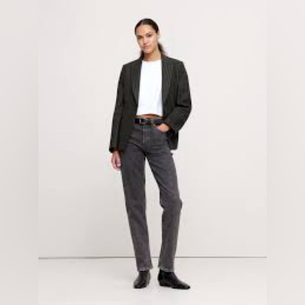 NWOT Banana Republic Pinstripe Blazer Jacket, Size 14